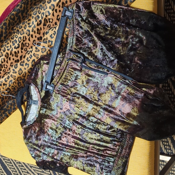 Camouflage velour tracksuit - Picture 3 of 7